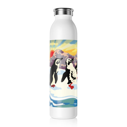 Snowball Shenanigans Slim Water Bottle