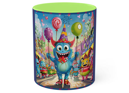 Monster Parade Madness Colorful Mugs, 11oz