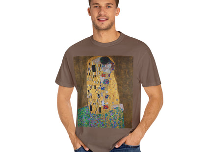 The Kiss by Gustav Klimt Unisex Garment-Dyed T-shirt