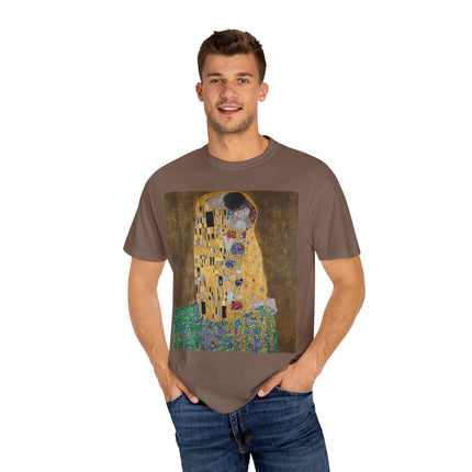 The Kiss by Gustav Klimt Unisex Garment-Dyed T-shirt