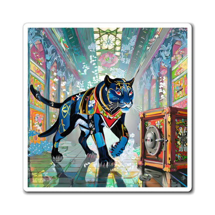 Cyber Panther's Hunt Magnet (3 Sizes)