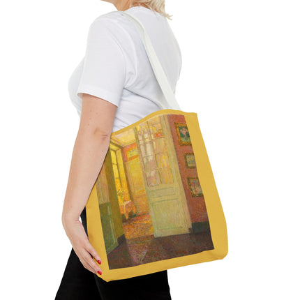 Interior, Window Light by Henri Le Sidaner Tote Bag (AOP)