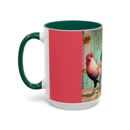 The Salon Rooster Colorful Mugs (11oz, 15oz)