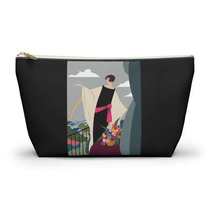 Rainbow Reverie Cosmetic Bag – Serene Elegance & Quiet Hope
