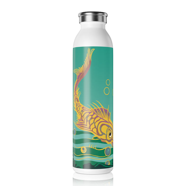 Golden Serenity Slim Water Bottle
