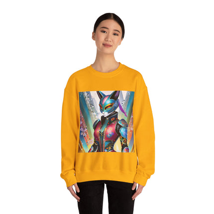 Cyberpunk Chic Unisex Heavy Blend™ Crewneck Sweatshirt