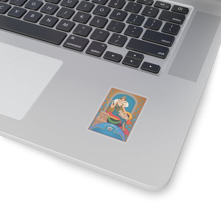 April & Diamond (from the Gem Series) by Sofia Chiostri Kiss-Cut Stickers (4 Sizes)