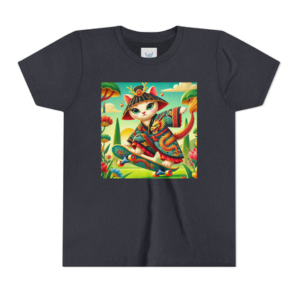Dragon Dance on Wheels Youth Short Sleeve Tee
