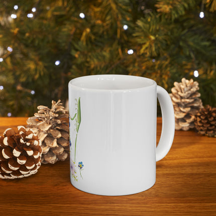 Blooming Splendor: A Floral Transformation Ceramic Mug 11oz