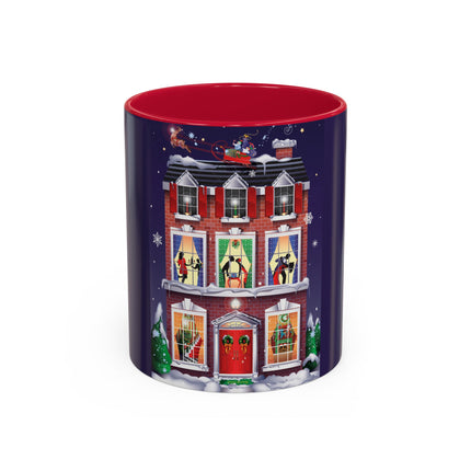 A Christmas Eve Celebration Colorful Mugs (11oz, 15oz)