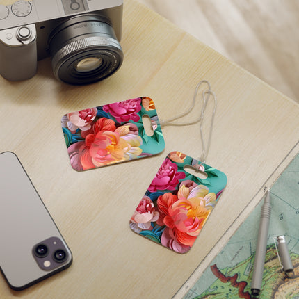 Peonies in Full Bloom Luggage Tags