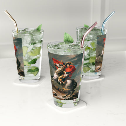 Napoleon Crossing the Alps by Jacques-Louis David Glass, 16oz