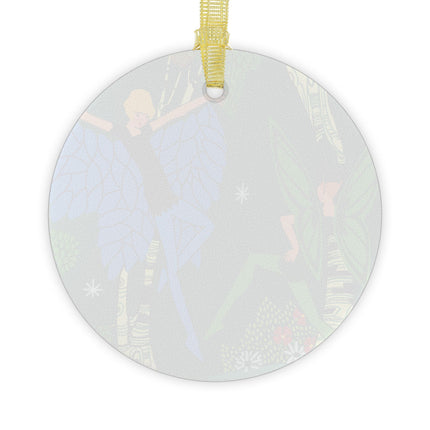 Enchanting Fairies of A Midsummer Night's Dream Glass Ornament