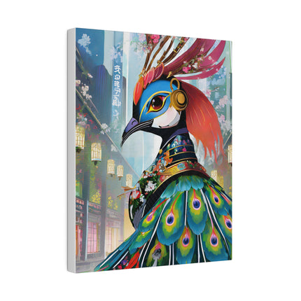 Techno Plumes Matte Canvas, Stretched, 0.75"