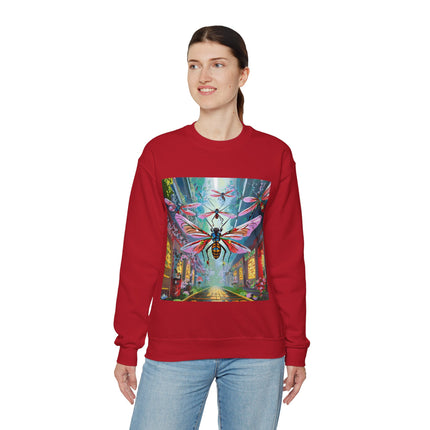 Neon Swarm Unisex Heavy Blend™ Crewneck Sweatshirt