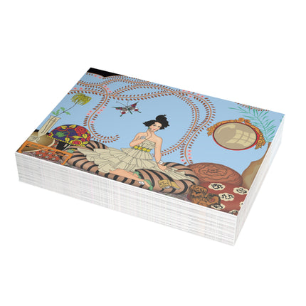 Minuit … ou l’appartement à la mode by George Barbier Postcard Bundles (envelopes included) - Bundles of 10, 30, 50 Pieces