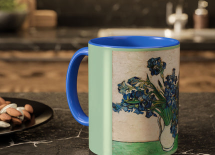 Irises by Vincent Van Gogh Colorful Mugs (11oz, 15oz)