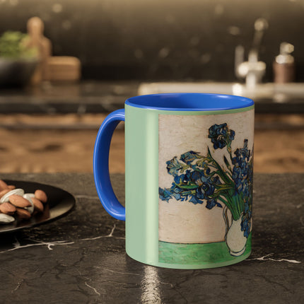 Irises by Vincent Van Gogh Colorful Mugs (11oz, 15oz)