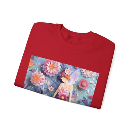 Aster Fairy Unisex Heavy Blend™ Crewneck Sweatshirt