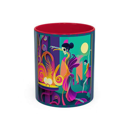 Dance of the Skeleton Ballerinas Colorful Mugs (11oz, 15oz)