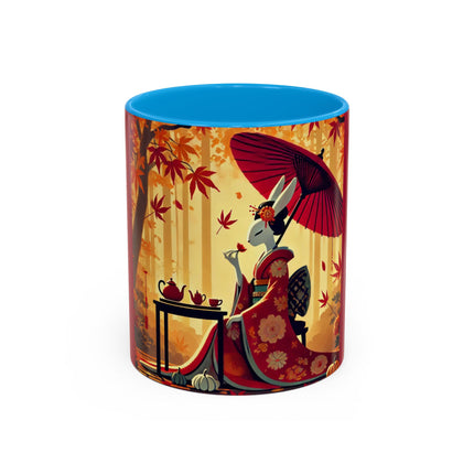 Theatrical Harvest Rabbit Colorful Mugs (11oz, 15oz)