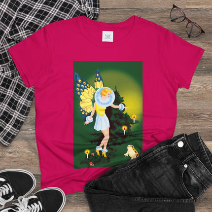 The Enchanted Encounter Women's Midweight Cotton Tee