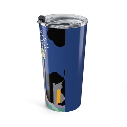 Butterfly Enchantress 20oz Tumbler – Ethereal Art Deco Magic & Transformation