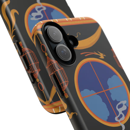 Art Deco Lounge Phone Case – Opulent Smoke & Timeless Glamour