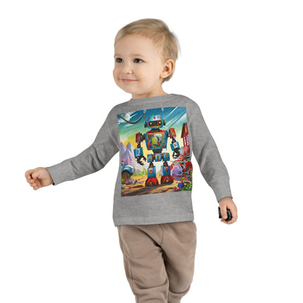 The Rusty Robot Toddler Long Sleeve Tee