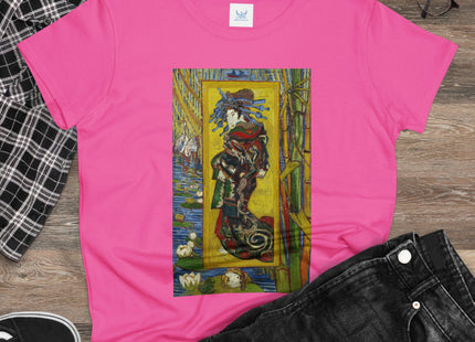 Courtesan (after Eisen) by Vincent van Gogh Women's Midweight Cotton Tee