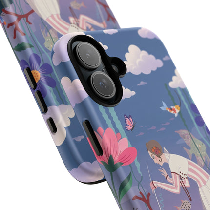 🐠🌸 The Enchanted Aquarium Garden Phone Case – Art Deco Underwater Fantasy