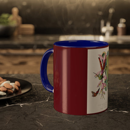 Hummingbird by Paul Gervais Colorful Mugs, 11oz