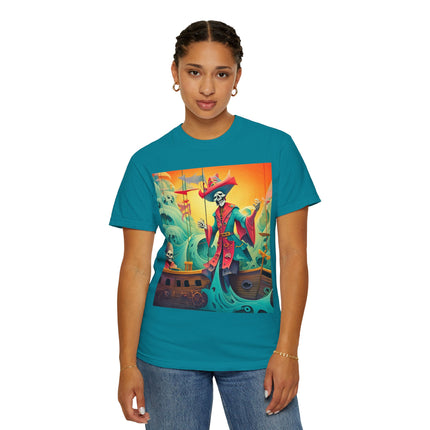 Skeleton Crew of the Misty Seas Unisex Garment-Dyed T-shirt