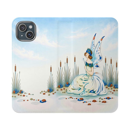 🧚🦋 The Jeweled Wing Fairy Flip Case – Art Deco Fairy Fantasy