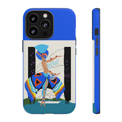 Exotic Dancer Phone Case – Vibrant Performance & Art Deco Flair