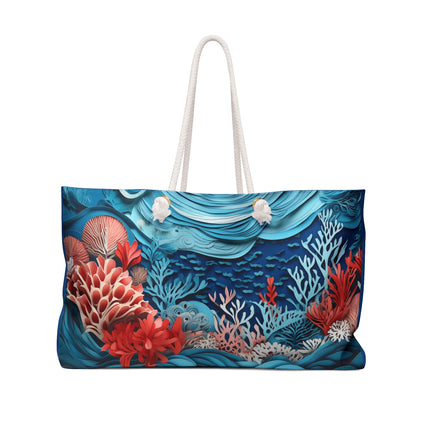 Enchanting Underwater Scene Weekender Bag