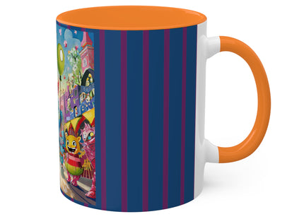 Monster Parade Madness Colorful Mugs, 11oz
