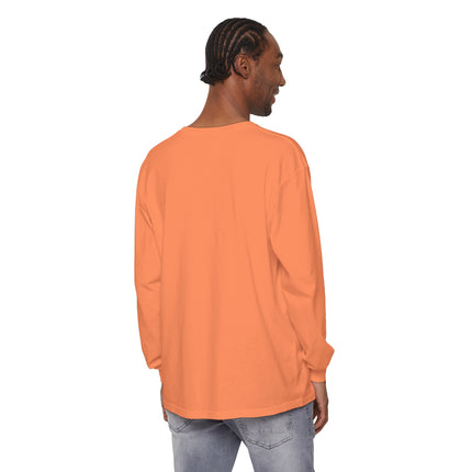 Whimsical Halloween Mischief Unisex Garment-dyed Long Sleeve T-Shirt