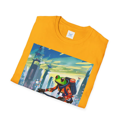 Cyberpunk Frog Softstyle T-Shirt