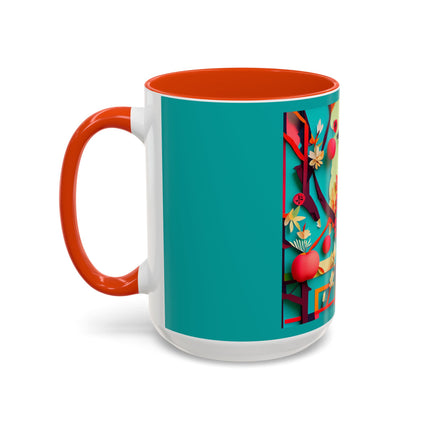Curious Crow Colorful Mugs (11oz, 15oz)