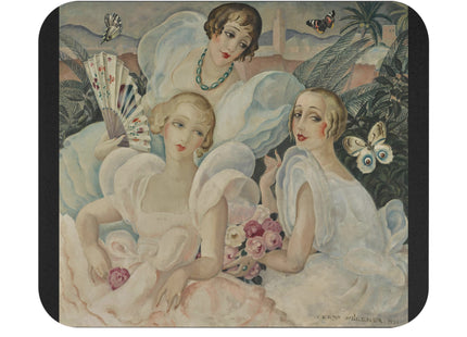 Les Femmes Fatales by Gerda Wegener Mouse Pad, Rectangle