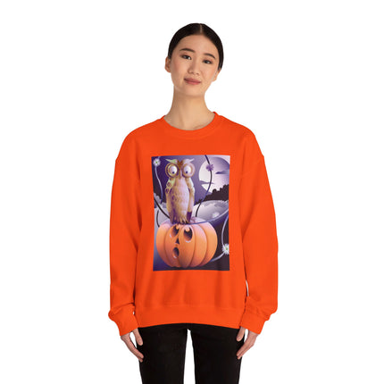 The Startled Pumpkin Unisex Heavy Blend™ Crewneck Sweatshirt