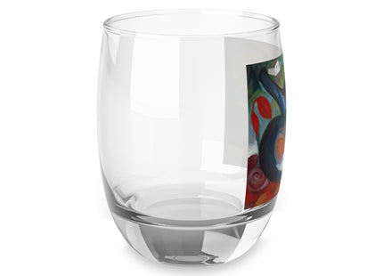 Two Cats, Blue and Yellow by Franz Marc Whiskey Glass