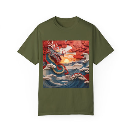 Emergence of the Dragon Unisex Garment-Dyed T-shirt