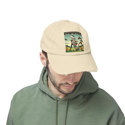 The Dragon Fairy’s Stride Unisex Distressed Cap