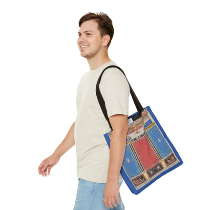Trompe L’Oeil Designer Tote Bag – Columns, Swans and Vases (AOP)