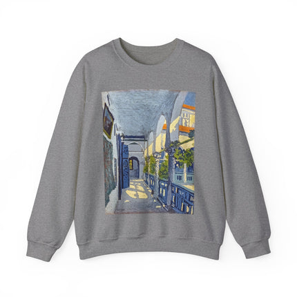 Gallery of a Moroccan Riad by George Gaudion Heavy Blend™ Crewneck Sweatshirt
