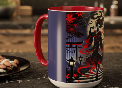 Halloween Sorceress Colorful Mugs (11oz, 15oz)