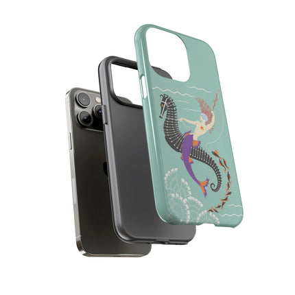Mermaid on Seahorse Phone Case – Mythic Ocean Grace