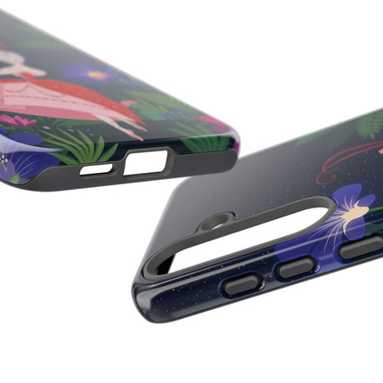 🌺✨ The Lady Of The Starlit Enchanted Garden Phone Case – Art Deco Floral Fantasy